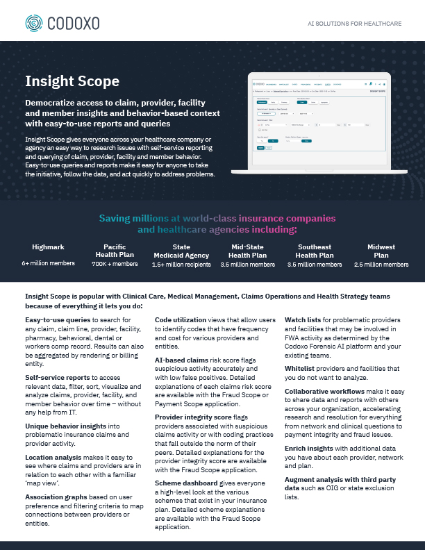 Insight Scope Product Datasheet