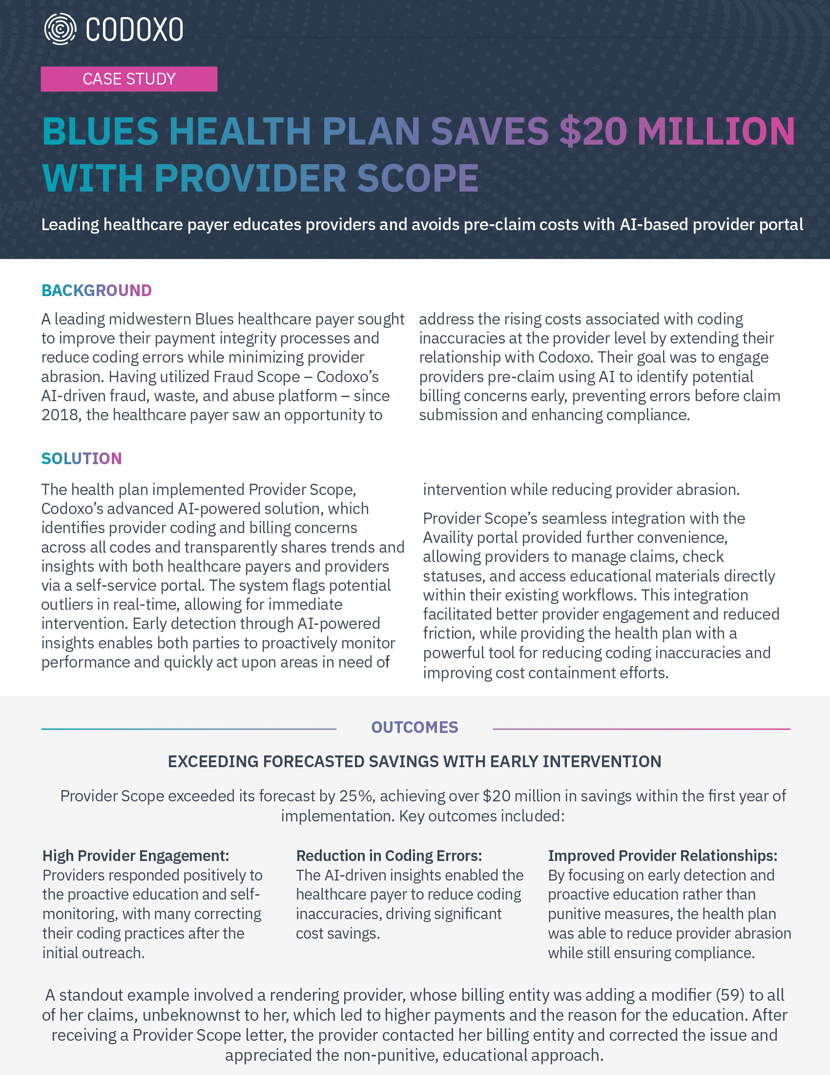 Provider Scope Case Study
