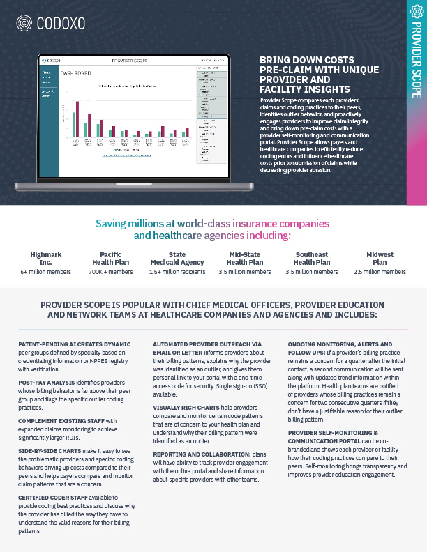 Provider Scope Product Datasheet